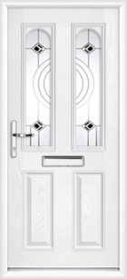 Somerset Black Bellini olive composite front door